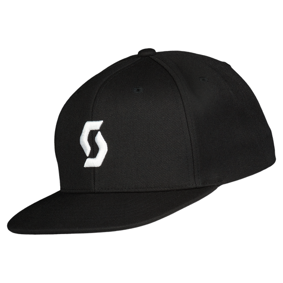SCOTT Flat Brim Junior Kappe - Black - F26