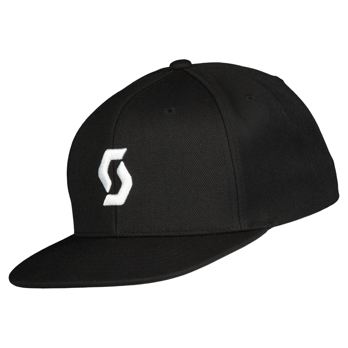SCOTT Flat Brim Junior Kappe - Black - F26