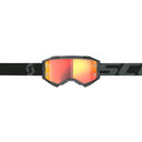 Scott FURY GOGGLE - Black - Orange Chrome Works One Size Brillen - PeakStyle