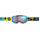 Scott FURY GOGGLE - Blue - Orange - Blue Chrome Works One Size Brillen - PeakStyle
