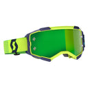 Scott FURY GOGGLE - Blue - Yellow - Green Chrome Works One Size Brillen - PeakStyle