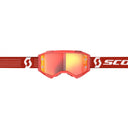 Scott FURY GOGGLE - Bright Red - Orange Chrome Works One Size Brillen - PeakStyle