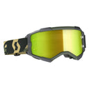Scott FURY GOGGLE - Camo Kaki - Yellow Chrome Works One Size Brillen - PeakStyle
