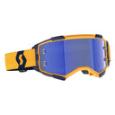 Scott FURY GOGGLE - Dark Yellow - Dark Blue - Blue Chrome Works One Size Brillen - PeakStyle