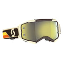 Scott FURY GOGGLE - Deep Brown - Beige - Yellow Chrome Works One Size Brillen - PeakStyle