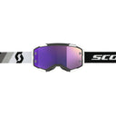 Scott FURY GOGGLE - Premium Black - White - Purple Chrome Works One Size Brillen - PeakStyle