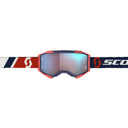 Scott FURY GOGGLE - Red - Blue - Blue Chrome Works One Size Brillen - PeakStyle