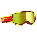 Scott FURY GOGGLE - Red - Yellow - Yellow Chrome Works One Size Brillen - PeakStyle