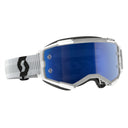 Scott FURY GOGGLE - White - Blue Chrome Works One Size Brillen - PeakStyle