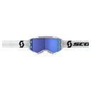 Scott FURY GOGGLE - White - Blue Chrome Works One Size Brillen - PeakStyle