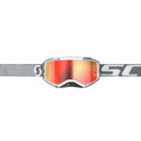 Scott FURY GOGGLE - White - Grey - Orange Chrome Works One Size Brillen - PeakStyle