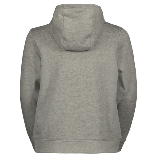 Sudadera con capucha SCOTT Icon para niños – Gris jaspeado – Vista trasera
