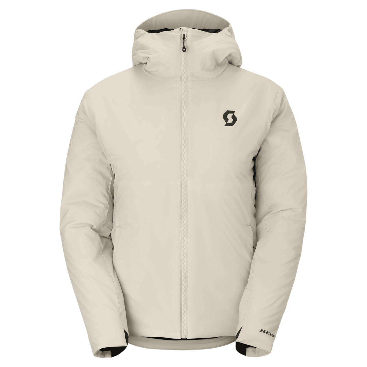 SCOTT Insuloft Light Hoody Damen in Latte Beige – Vorderansicht