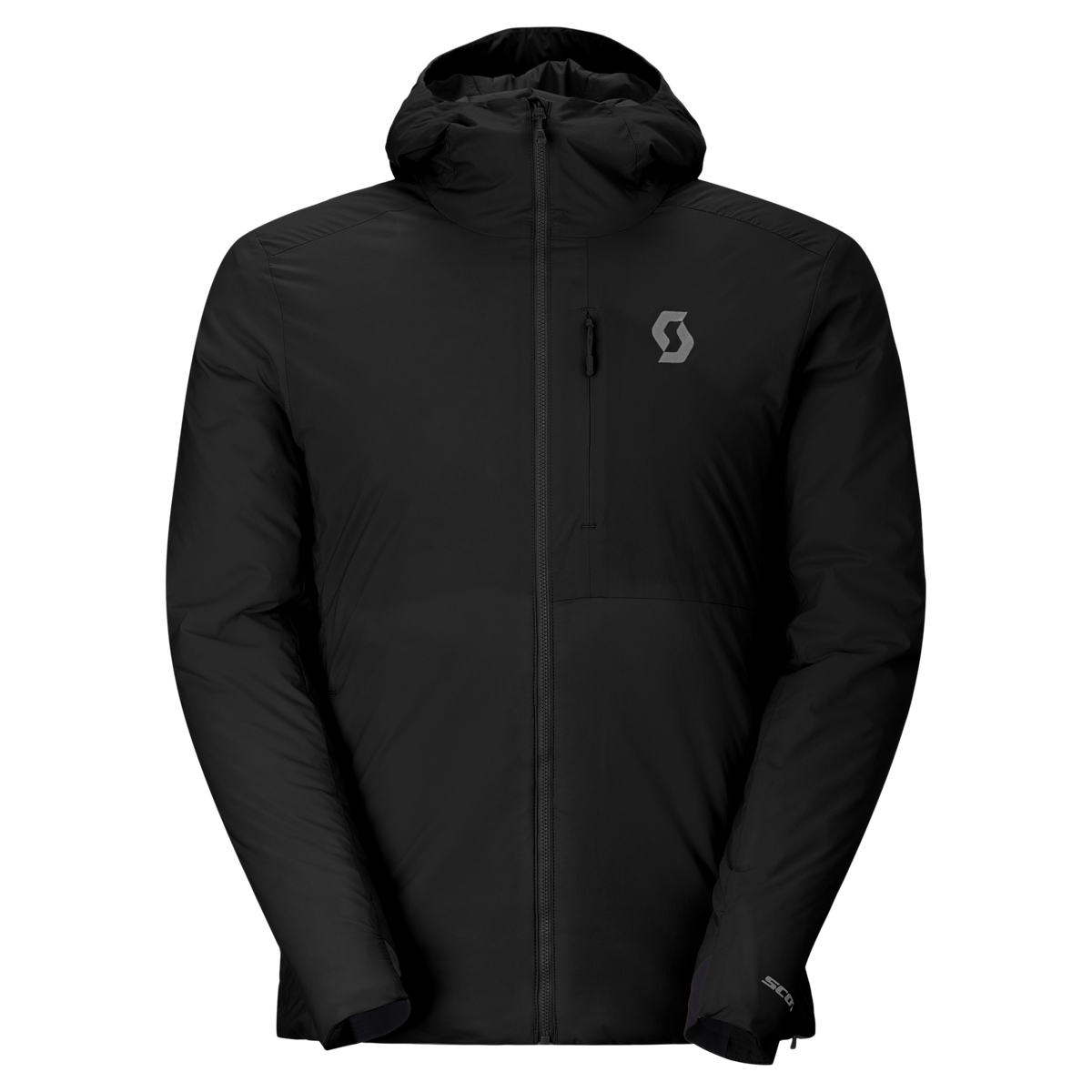 SCOTT Insuloft Light Hoody Herren in Black – Vorderansicht