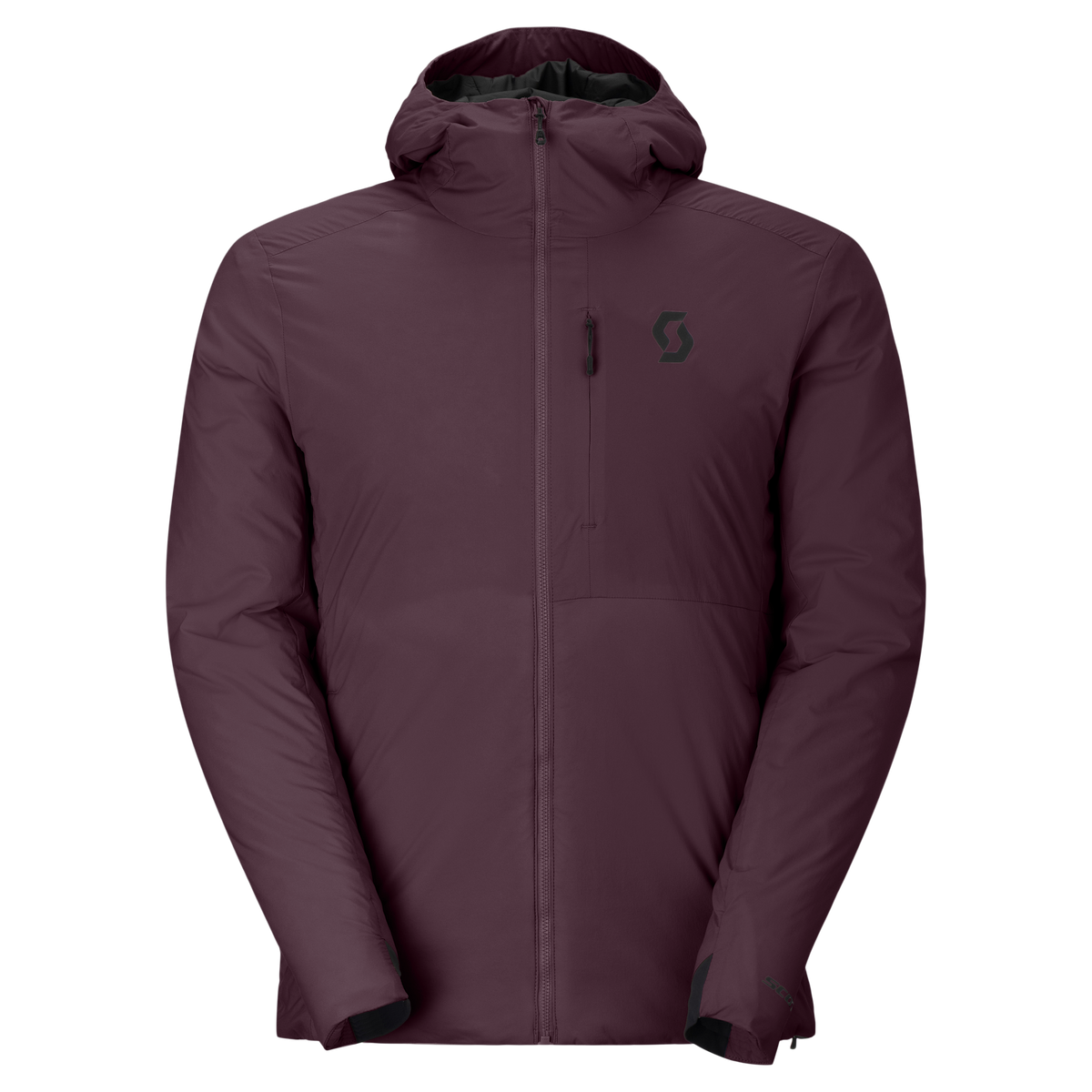 SCOTT Insuloft Light Hoody Herren in Cocoa Red – Vorderansicht