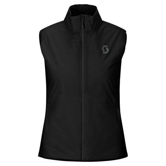 Chaleco aislante SCOTT Insuloft Light para mujer – Negro, vista frontal