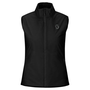 Chaleco aislante SCOTT Insuloft Light para mujer – Negro, vista frontal