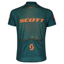 Scott JUNIOR RC PRO S/SL SHIRT - Aruba Green - Braze Orange 116 Oberbekleidung - PeakStyle