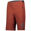 Scott JUNIOR TRAIL 10 LS/FIT W/PAD SHORTS - Rust Red 116 Shorts - PeakStyle