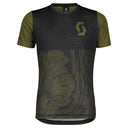 Scott JUNIOR TRAIL VERTIC 10 S/SL SHIRT - Black - Fir Green 128 Oberbekleidung - PeakStyle