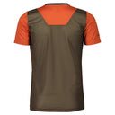 Scott JUNIOR TRAIL VERTIC 10 S/SL SHIRT - Braze Orange - Shadow Brown 128 Oberbekleidung - PeakStyle