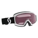 Scott JUNIOR WITTY SINGLE LENS GOGGLE - Team White - Black - Enhancer One Size Brillen - PeakStyle