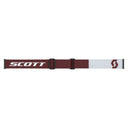 Scott LCG COMPACT GOGGLE - Team Red - White - Enhancer Aqua Chrome One Size Brillen - PeakStyle