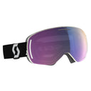 Scott LCG EVO GOGGLE - Team White - Black - Enhancer Teal Chrome One Size Brillen - PeakStyle