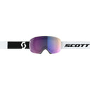 Scott LCG EVO GOGGLE - Team White - Black - Enhancer Teal Chrome One Size Brillen - PeakStyle