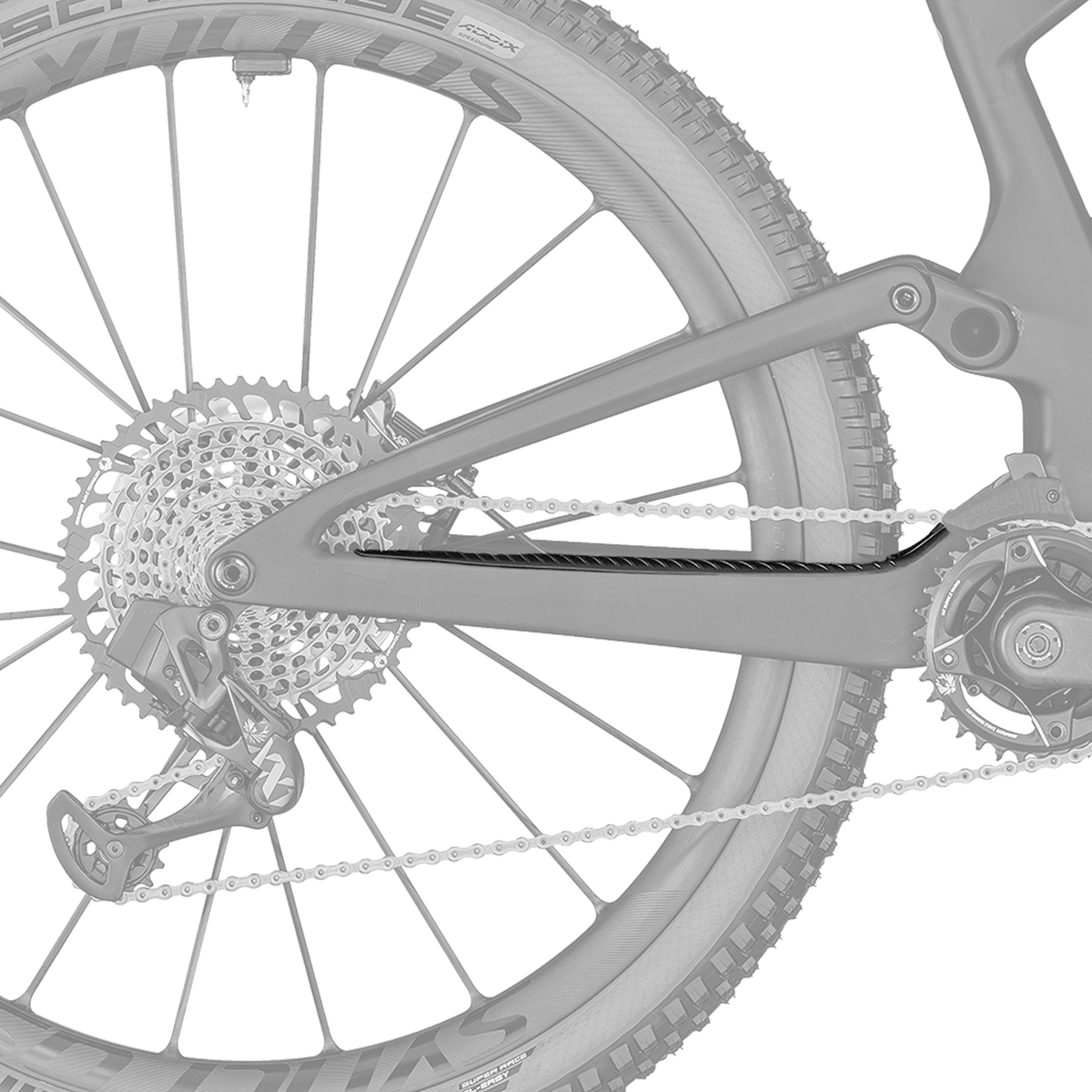 SCOTT Lumen eRIDE 23 Kettenstreben-/Sitzstrebenprotektor - Fahrradrahmenschutz bei PeakStyle