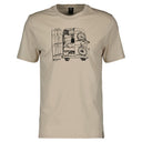 Scott M CASUAL S/SL TEE - Dust White S Kurzarmshirts - PeakStyle