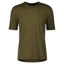 Scott M COMMUTER MERINO TEE - Fir Green S Kurzarmshirts - PeakStyle