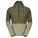 Scott M DEFINED TECH HYBRID PULLOVER - Douglas Green - Dust Grey S Oberbekleidung - PeakStyle