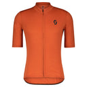Scott M GRAVEL MERINO S/SL SHIRT - Braze Orange - Dark Grey S Oberbekleidung - PeakStyle
