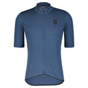 Scott M GRAVEL MERINO S/SL SHIRT - Metal Blue - Dark Blue S Oberbekleidung - PeakStyle