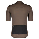 Scott M GRAVEL MERINO S/SL SHIRT - Shadow Brown - Black S Oberbekleidung - PeakStyle