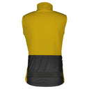 Scott M GRAVEL WARM MERINO VEST - Mellow Yellow - Black S Oberbekleidung - PeakStyle