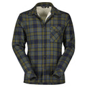 Scott M HERITAGE PILE SHIRT - Fir Green - Dark Blue S Oberbekleidung - PeakStyle