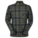 Scott M HERITAGE PILE SHIRT - Fir Green - Dark Blue S Oberbekleidung - PeakStyle