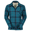 Scott M HERITAGE PILE SHIRT - Winter Green - Dark Blue S Oberbekleidung - PeakStyle
