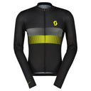 Scott M RC TEAM 10 L/SL SHIRT - Black - Sulphur Yellow S Oberbekleidung - PeakStyle