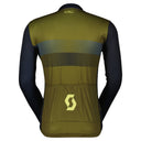 Scott M RC TEAM 10 L/SL SHIRT - Fir Green - Bitter Yellow S Oberbekleidung - PeakStyle