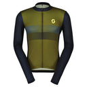 Scott M RC TEAM 10 L/SL SHIRT - Fir Green - Bitter Yellow S Oberbekleidung - PeakStyle