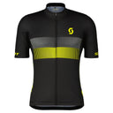 Scott M RC TEAM 10 S/SL SHIRT - Black - Sulphur Yellow S Oberbekleidung - PeakStyle