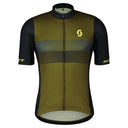 Scott M RC TEAM 10 S/SL SHIRT - Fir Green - Bitter Yellow S Oberbekleidung - PeakStyle