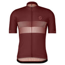 Scott M RC TEAM 10 S/SL SHIRT - Wood Red S Oberbekleidung - PeakStyle
