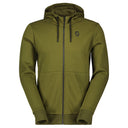 Scott M TECH WARM ZIP HOODY - Fir Green S Hoodies - PeakStyle