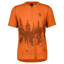 Scott M TRAIL FLOW ZIP S/SL SHIRT - Flash Orange S Oberbekleidung - PeakStyle