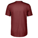 Scott M TRAIL FLOW ZIP S/SL SHIRT - Wood Red - Dusk Red S Oberbekleidung - PeakStyle