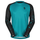 Scott M TRAIL STORM LS TEE - Winter Green - Black S Langarmshirts - PeakStyle